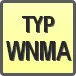 Piktogram - Typ: WNMA
